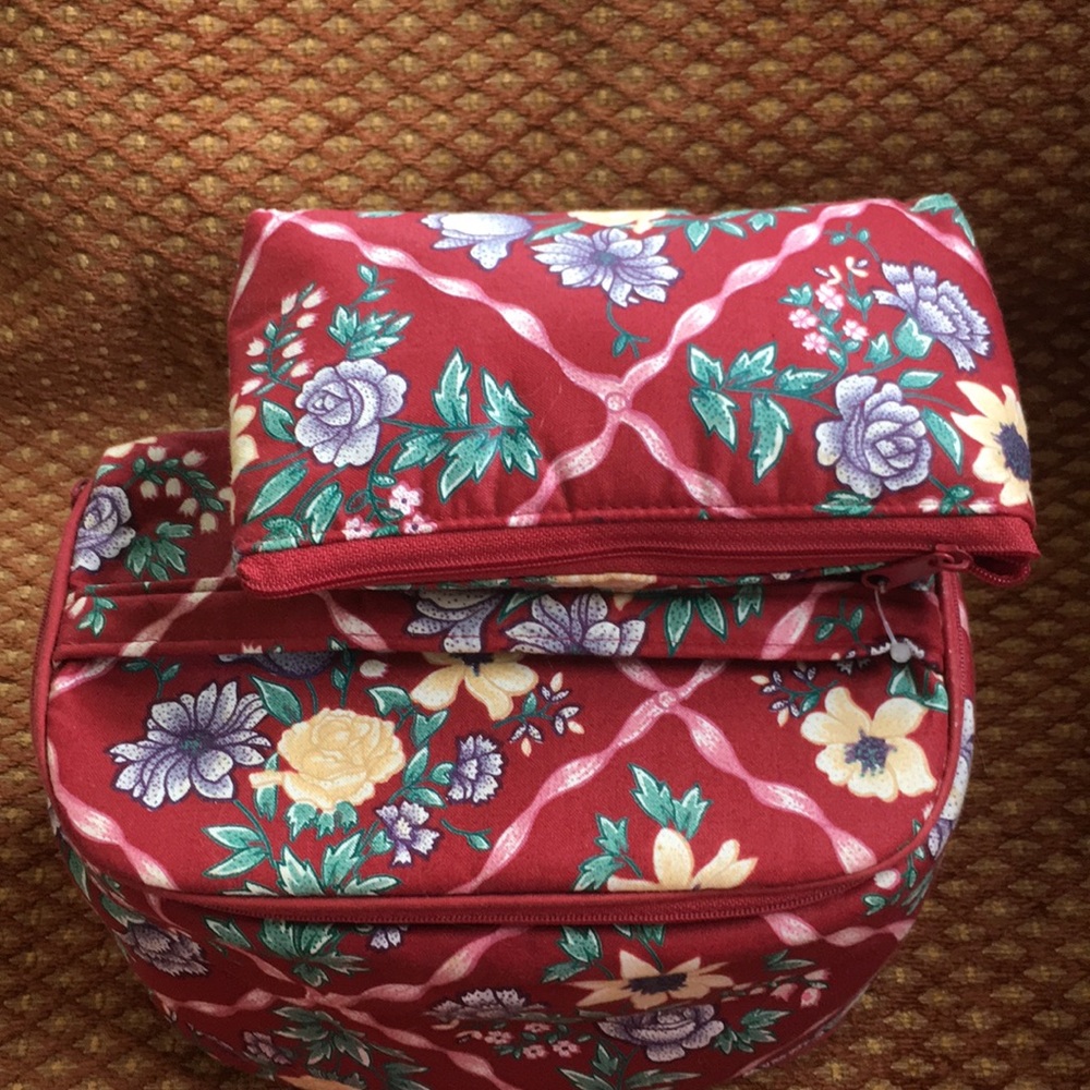Travel cosmetic bag and pouch